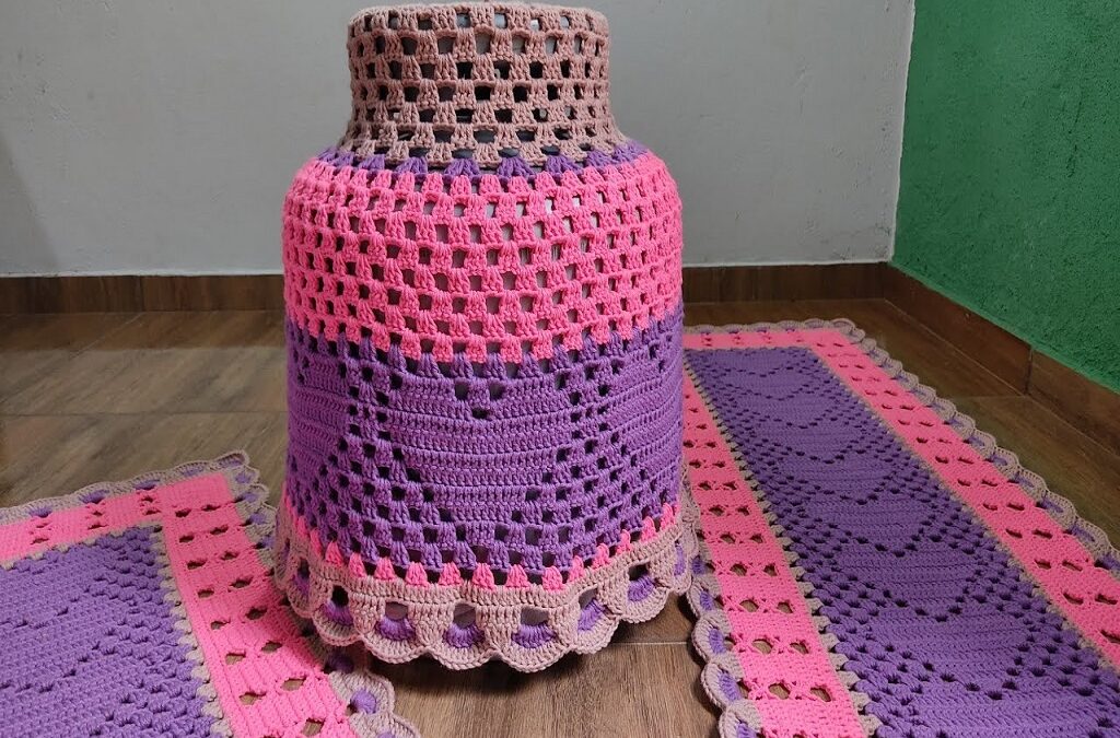 Faça você mesmo: capa de botijão de crochê