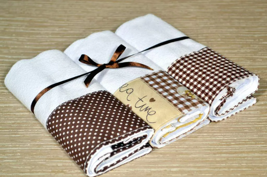 como fazer pano de prato de tecido