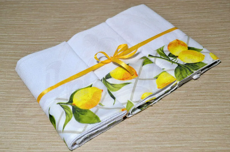 Faça Você Mesmo: pano de prato com tecido